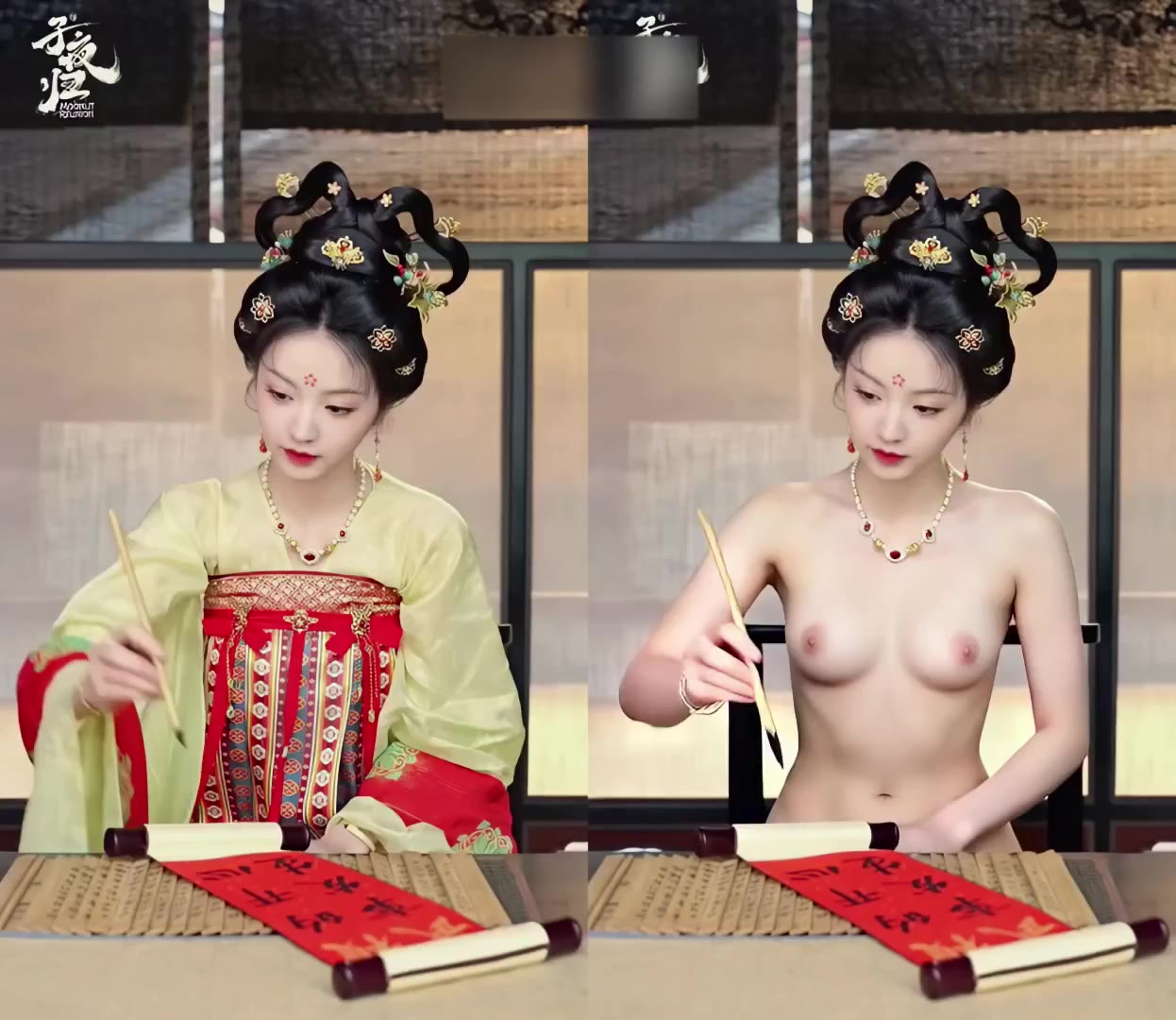 AI魔改 田曦薇 小母狗向各位金主爸爸展示自己的绝美身材 cover