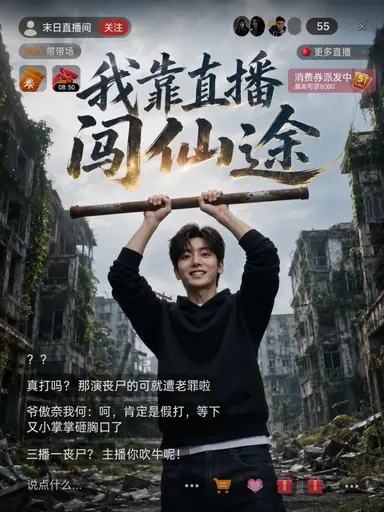 我靠直播闯仙途 cover